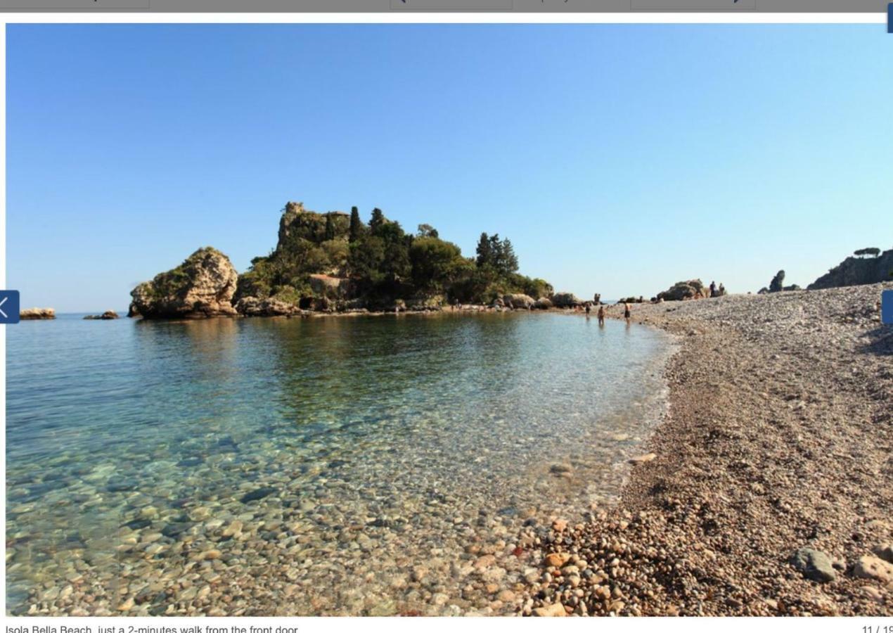 Luxury Apartment And Charm Sea View Isola Bella Taormina Eksteriør bilde